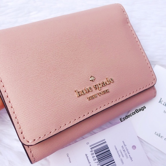 NWT Kate Spade Connie Small Trifold Wallet Pink - Picture 3 of 8